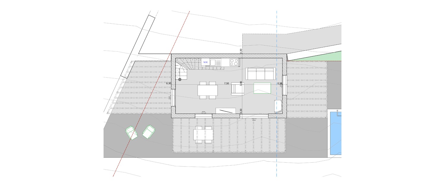 Asaya-Hills-Villas-Parga-Greece-private-villas-architectural-floor-plan Architectural floor plan of Asaya Hills Villas.